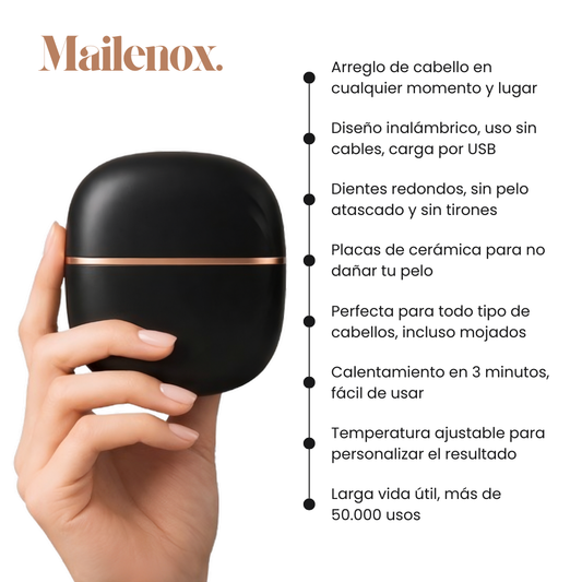 Mini Plancha de Pelo Portátil