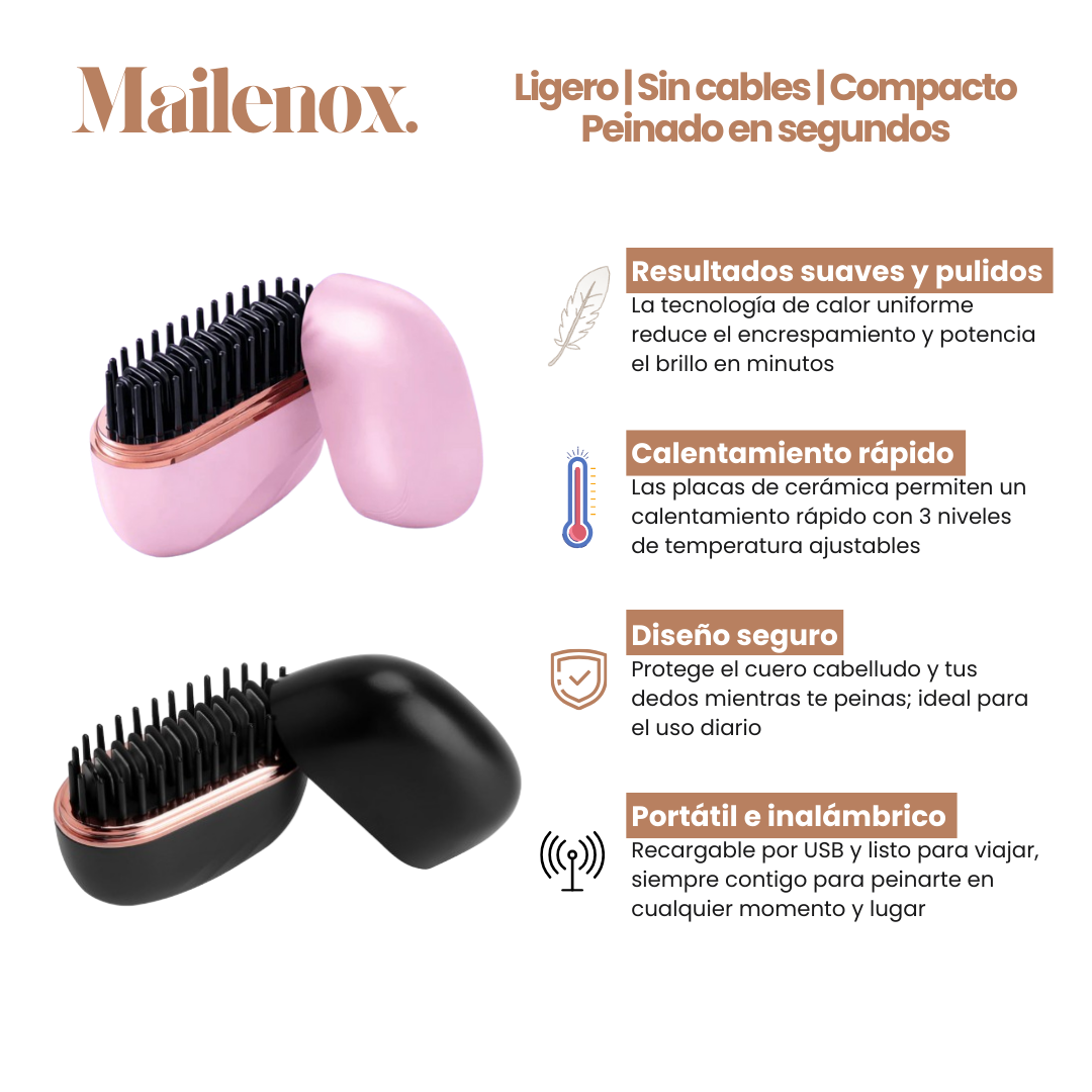 Mini Plancha de Pelo Portátil